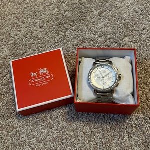 Coach Silver Watch